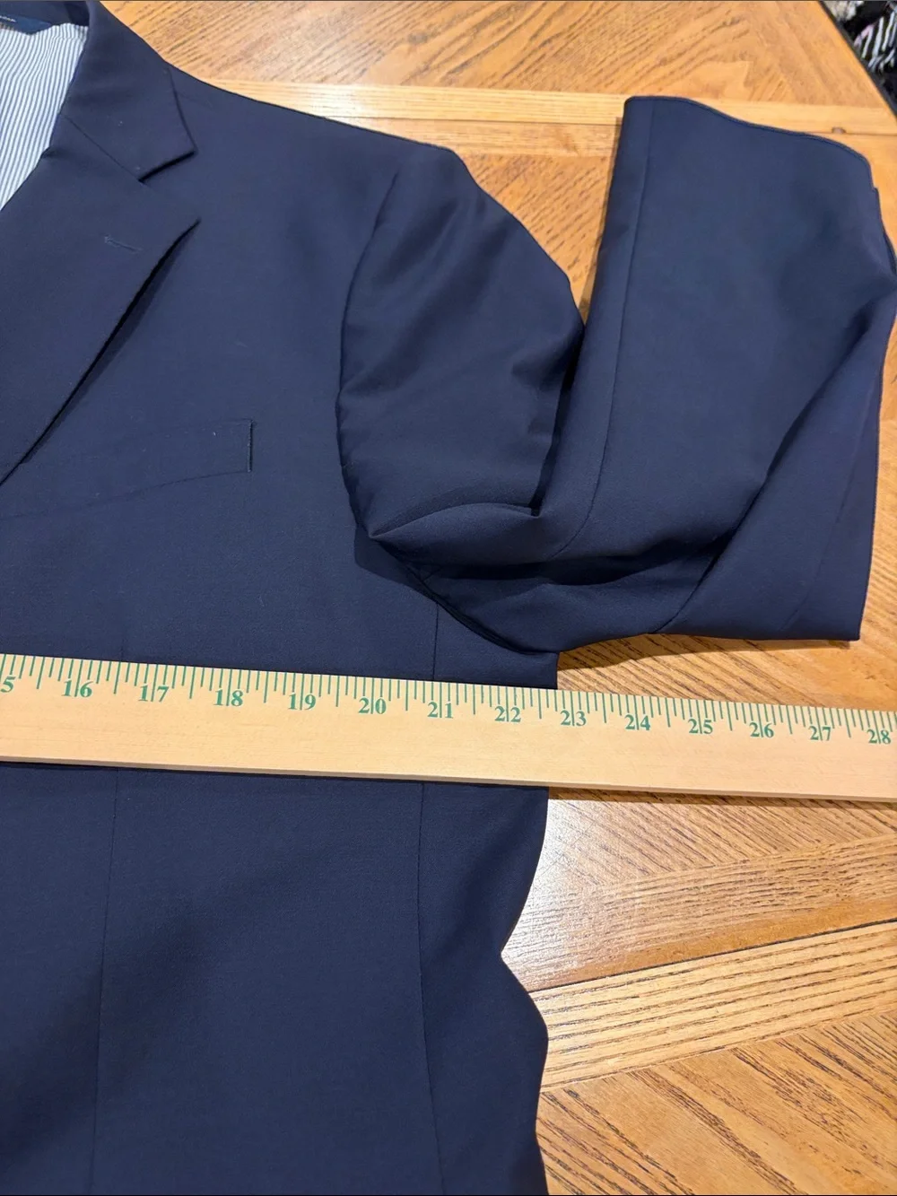 Brooks Brothers Explorer Madison Fit Navy Wool Blazer 46R Two Button Sports Coat